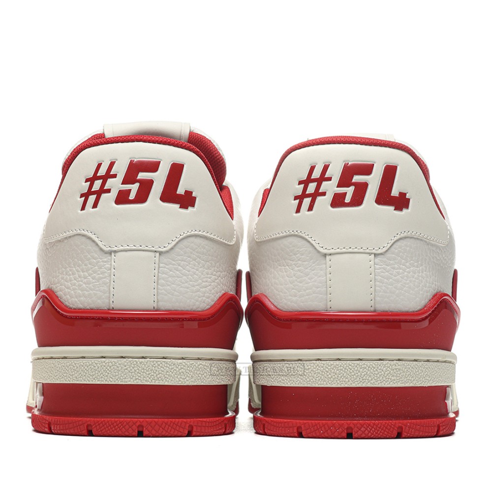 TBkicks L0*1S V*1TT0N Trainer #54 Signature White Red