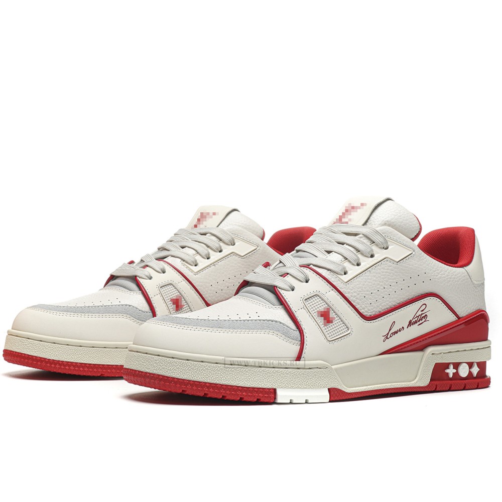 TBkicks L0*1S V*1TT0N Trainer #54 Signature White Red