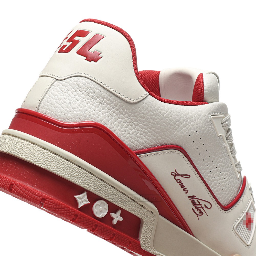 TBkicks L0*1S V*1TT0N Trainer #54 Signature White Red