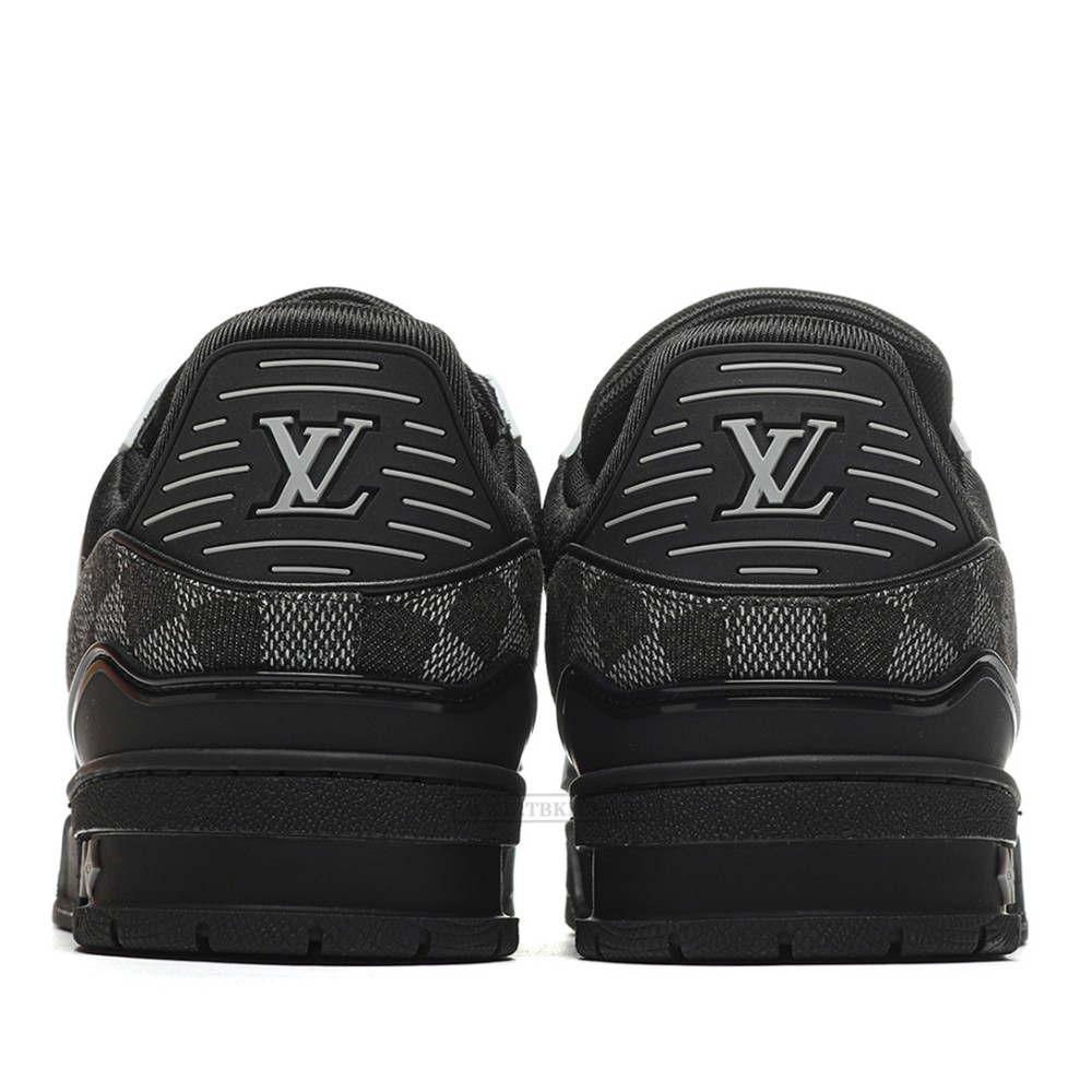 TBkicks L0*1S V*1TT0N Trainer Black Damier
