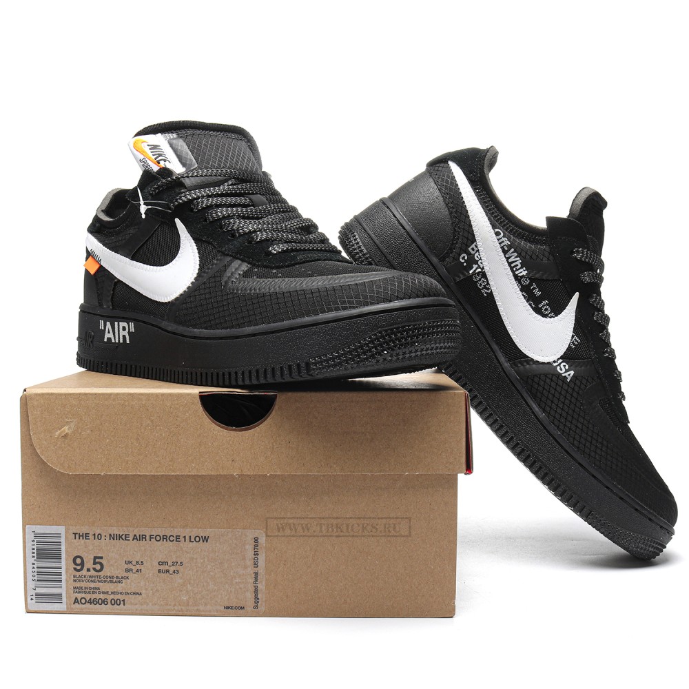 TBkicks Nike Air Force 1 Low Off-White Black White