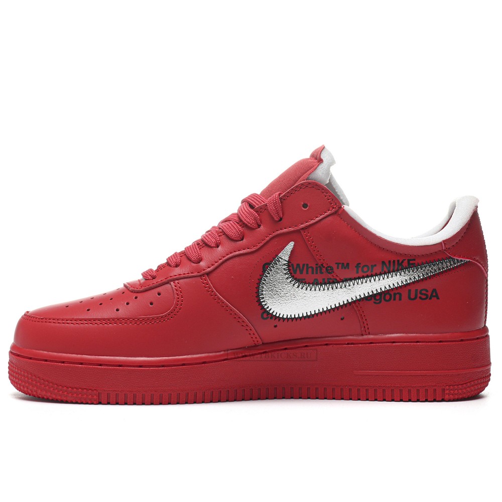 TBkicks Nike Air Force 1 Low Off-White Red