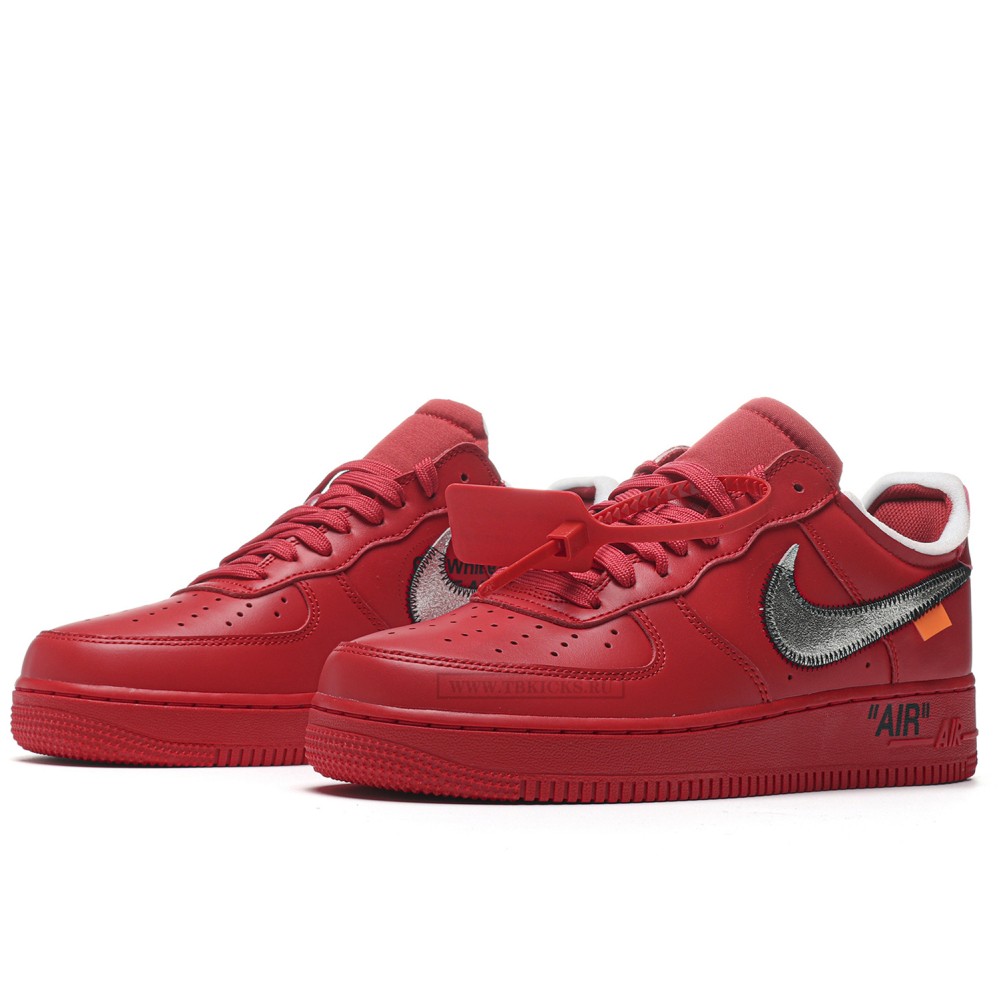 TBkicks Nike Air Force 1 Low Off-White Red