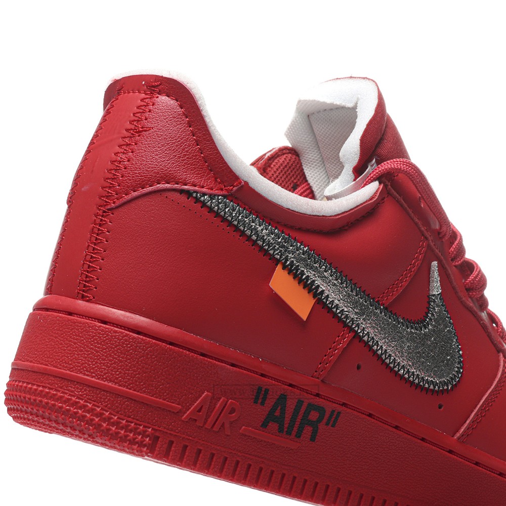 TBkicks Nike Air Force 1 Low Off-White Red