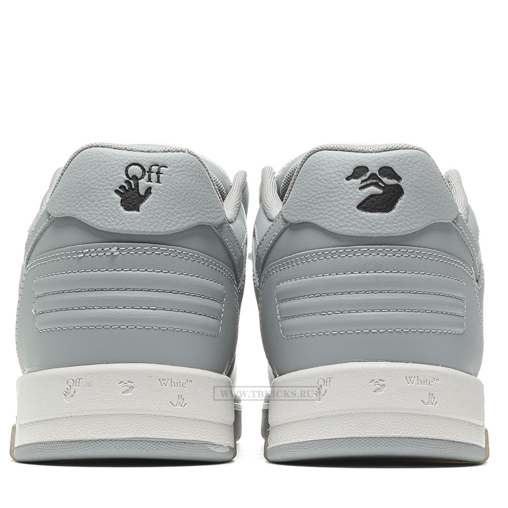 TBkicks OFF-WHITE Out Of Office "OOO" Low Tops Grey White