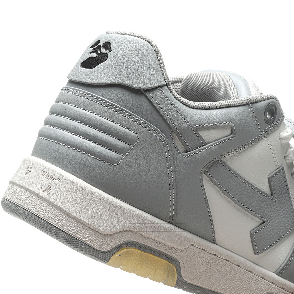 TBkicks OFF-WHITE Out Of Office "OOO" Low Tops Grey White
