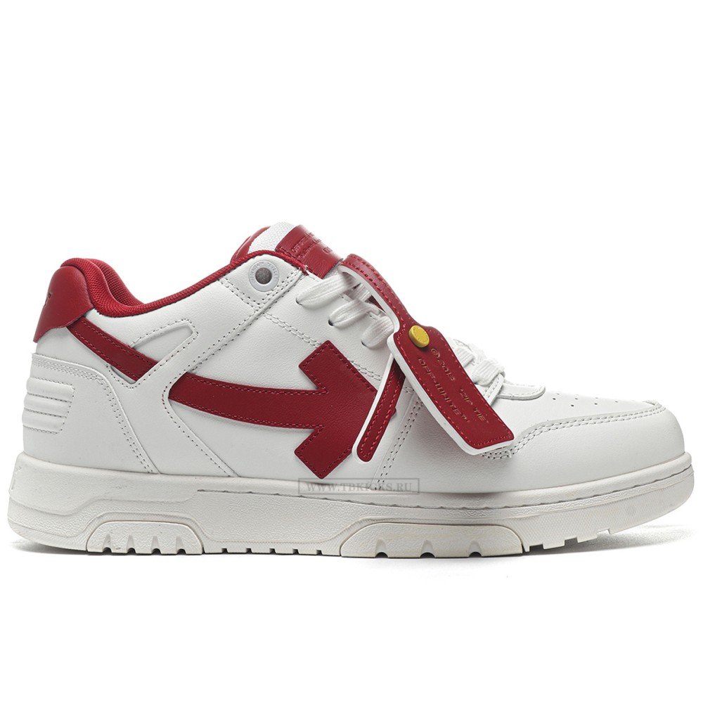 TBkicks OFF-WHITE Out Of Office OOO Low Tops 2024 Lunar New Year Red White