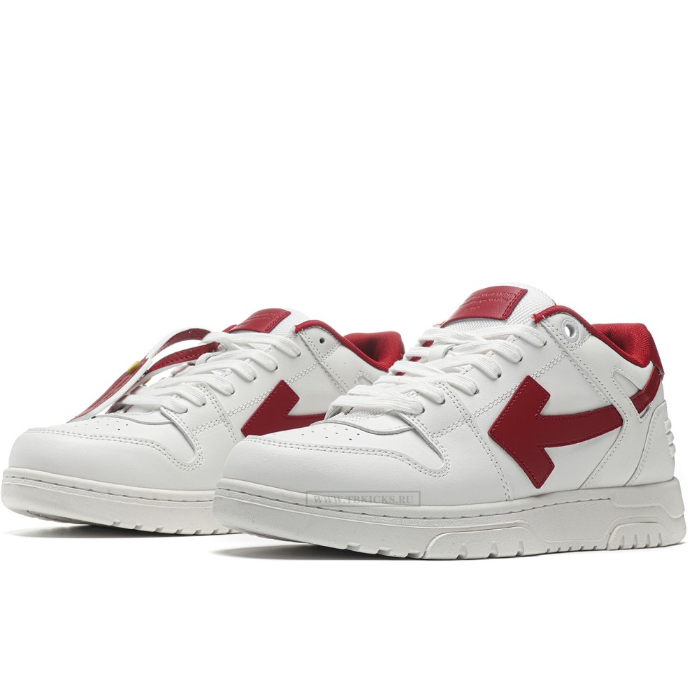 TBkicks OFF-WHITE Out Of Office OOO Low Tops 2024 Lunar New Year Red White
