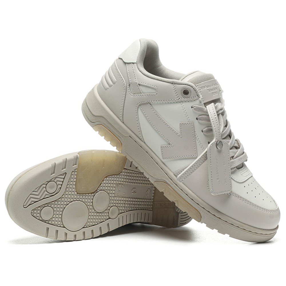TBkicks OFF-WHITE Out Of Office "OOO" Low Nude White (Women's)