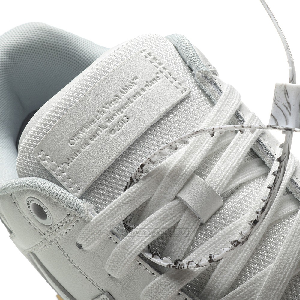 TBkicks OFF-WHITE Out Of Office OOO Low Tops For Walking White Black