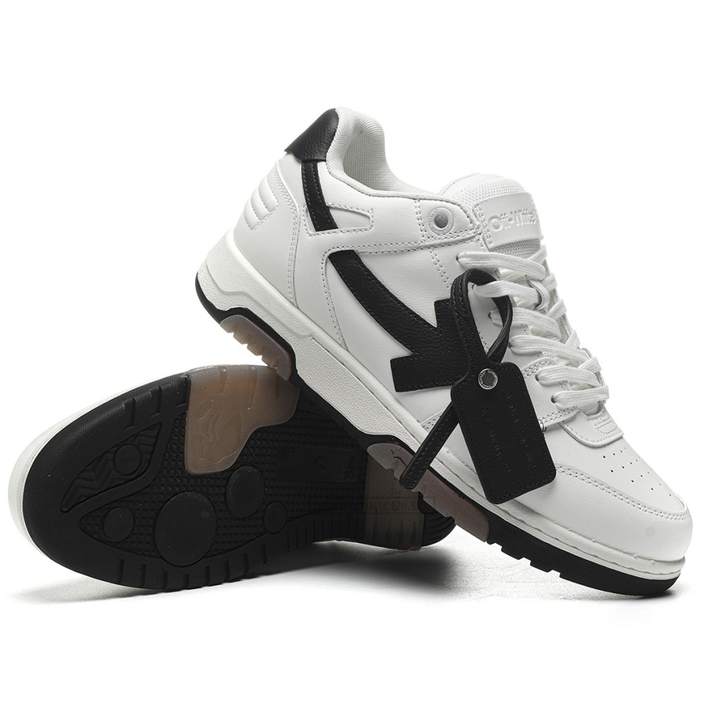 TBkicks OFF-WHITE Out Of Office OOO 30 MM Low Tops Black White Blue