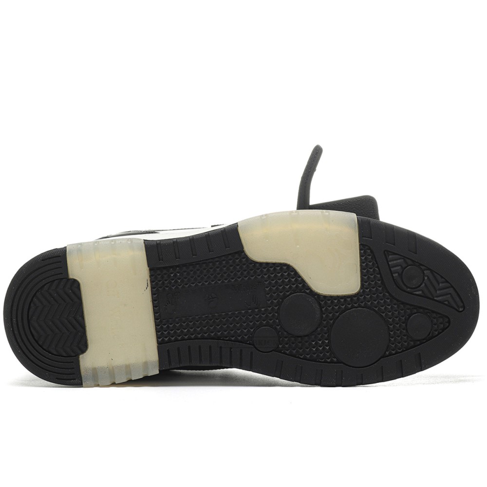 TBkicks OFF-WHITE Out Of Office OOO Low Tops White Black White