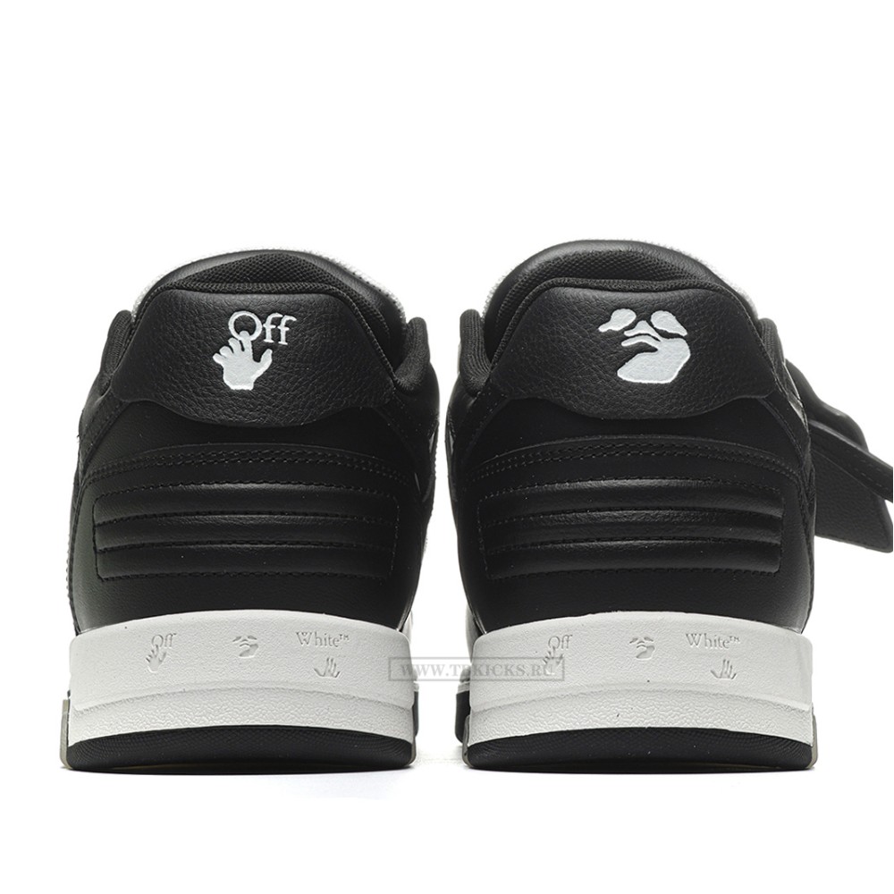 TBkicks OFF-WHITE Out Of Office OOO Low Tops White Black White