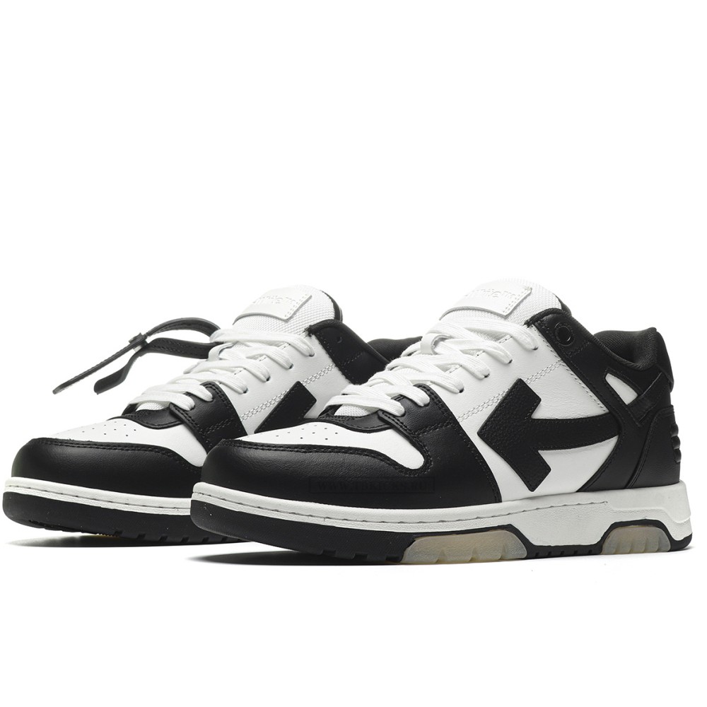 TBkicks OFF-WHITE Out Of Office OOO Low Tops White Black White