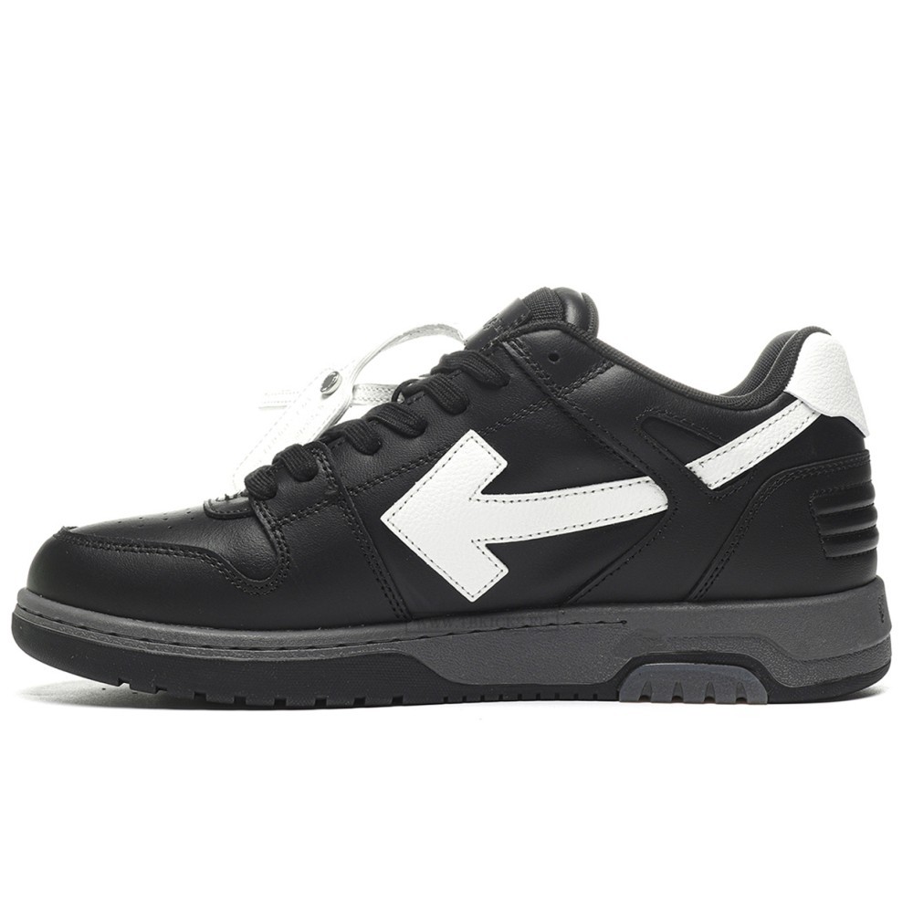TBkicks OFF-WHITE Out Of Office OOO Low Tops Black Grey White FW23