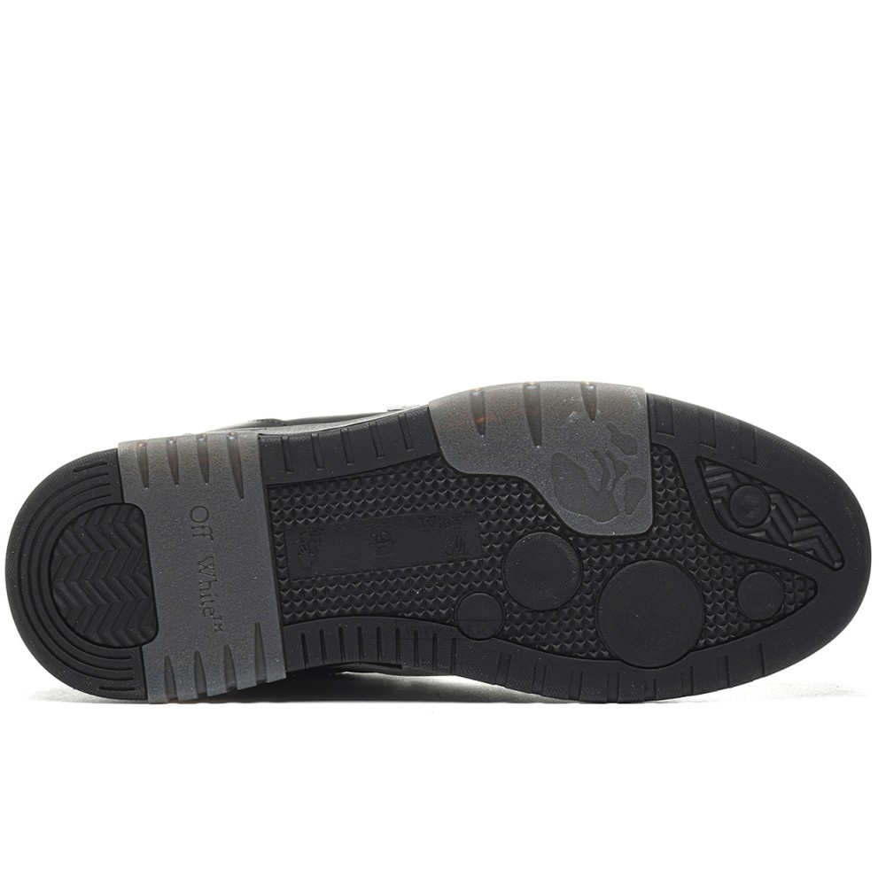 TBkicks OFF-WHITE Out Of Office OOO Low Tops Black Grey White FW23