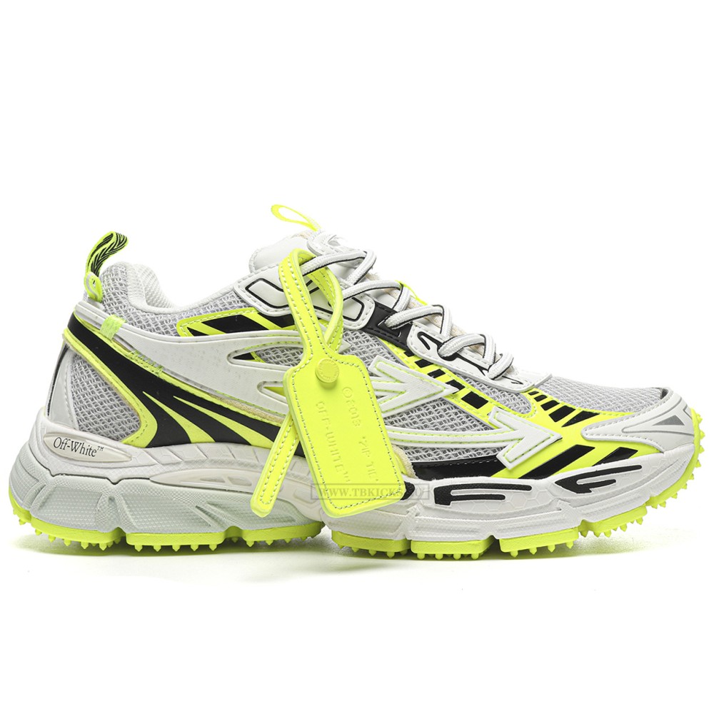 TBkicks OFF-WHITE Be Right Back Fluorescent Green White