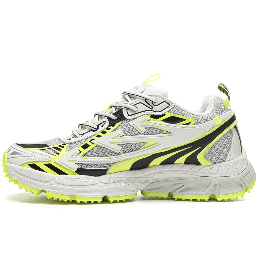 TBkicks OFF-WHITE Be Right Back Fluorescent Green White