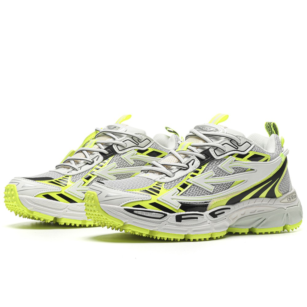TBkicks OFF-WHITE Be Right Back Fluorescent Green White