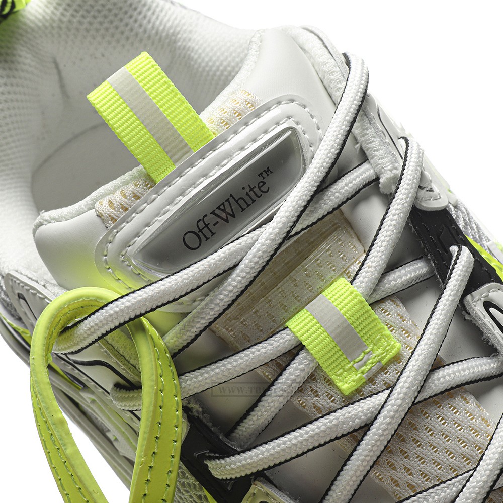 TBkicks OFF-WHITE Be Right Back Fluorescent Green White