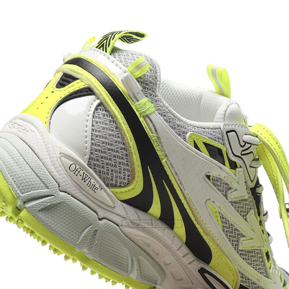 TBkicks OFF-WHITE Be Right Back Fluorescent Green White