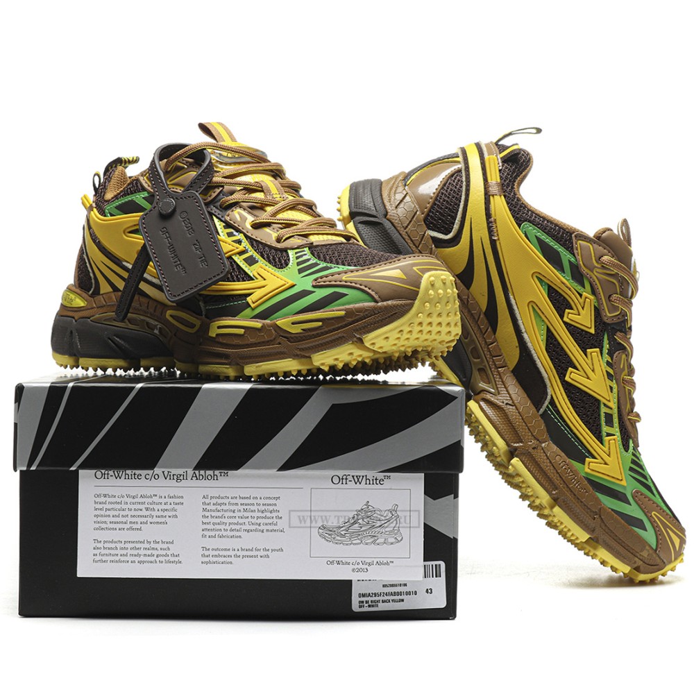 TBkicks OFF-WHITE Be Right Back Yellow