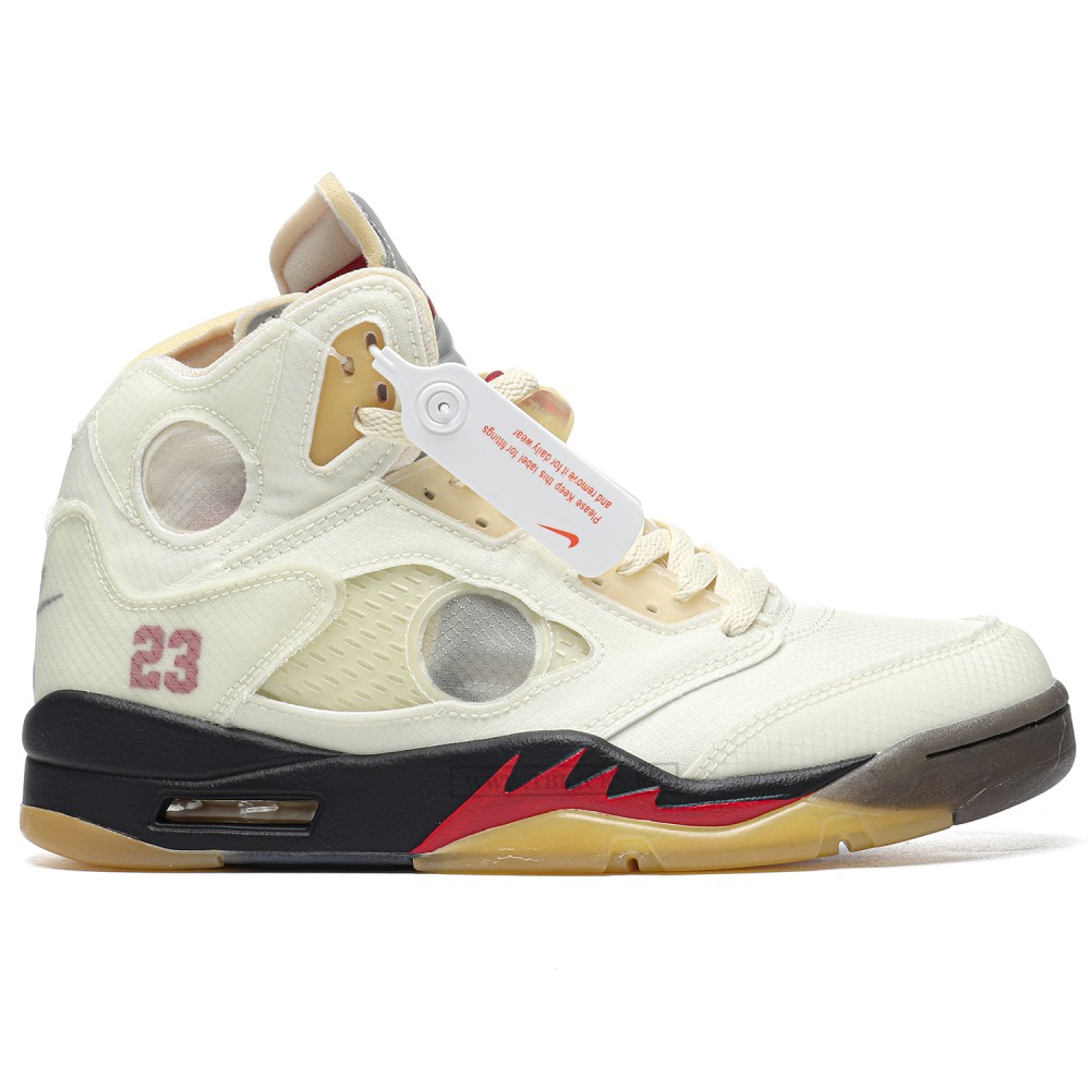 TBkicks Air Jordan 5 Retro Off-White Sail