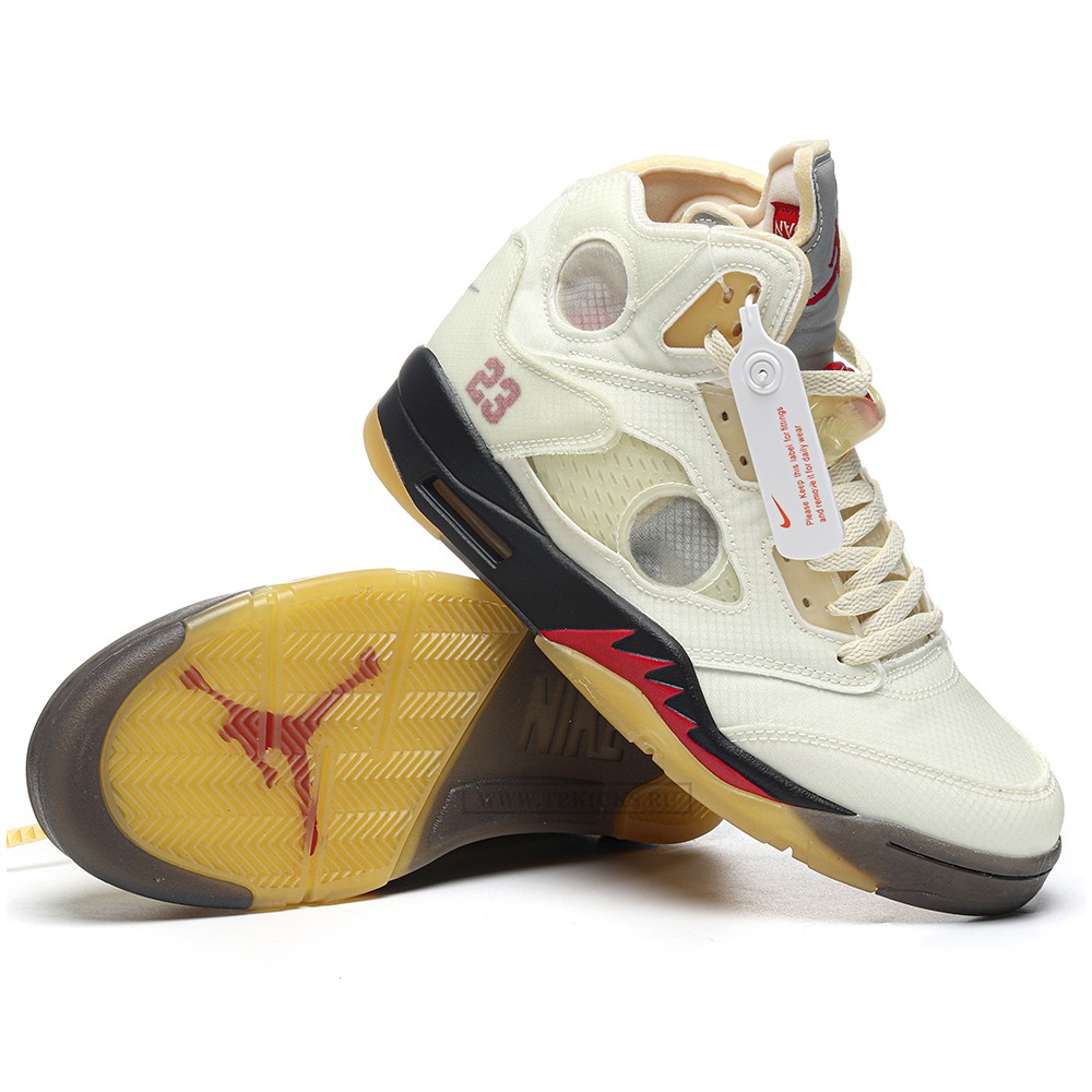 TBkicks Air Jordan 5 Retro Off-White Sail