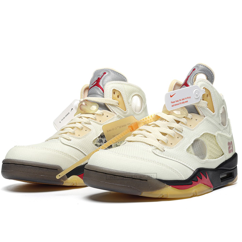 TBkicks Air Jordan 5 Retro Off-White Sail