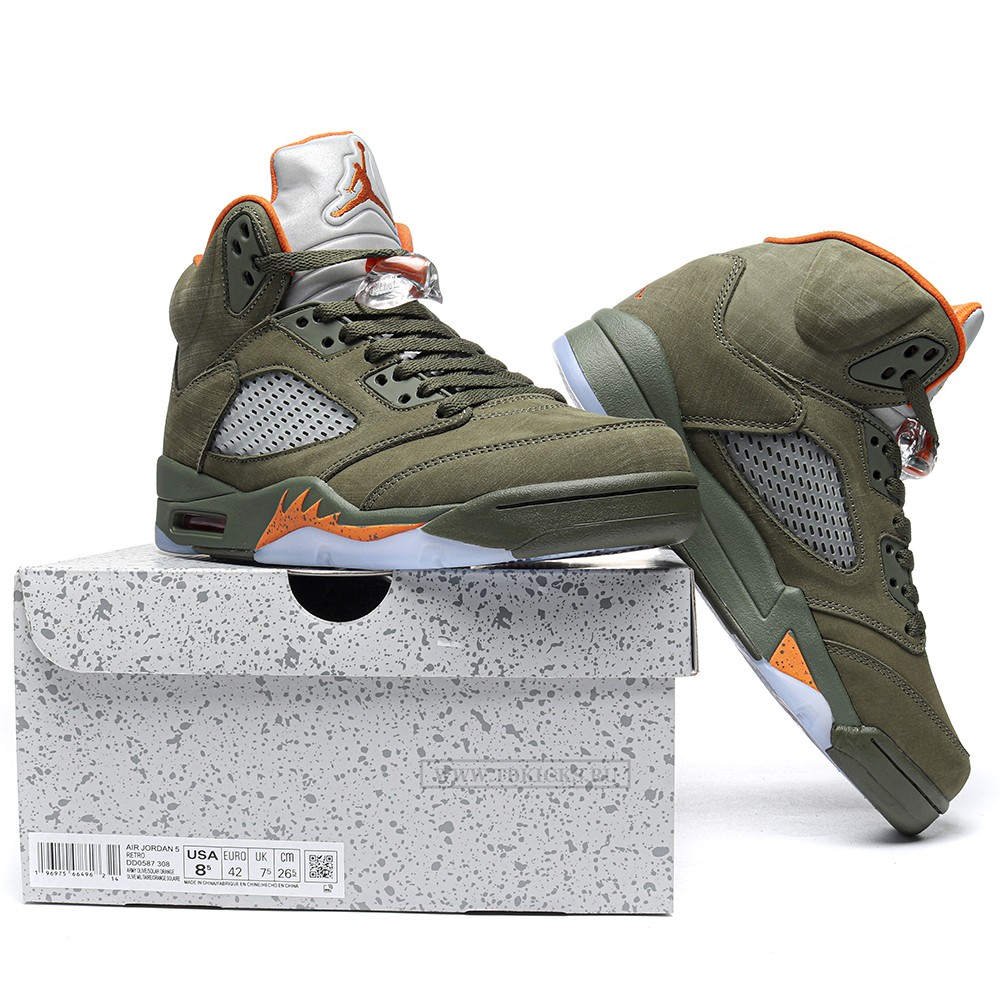 TBkicks Air Jordan 5 Retro Olive