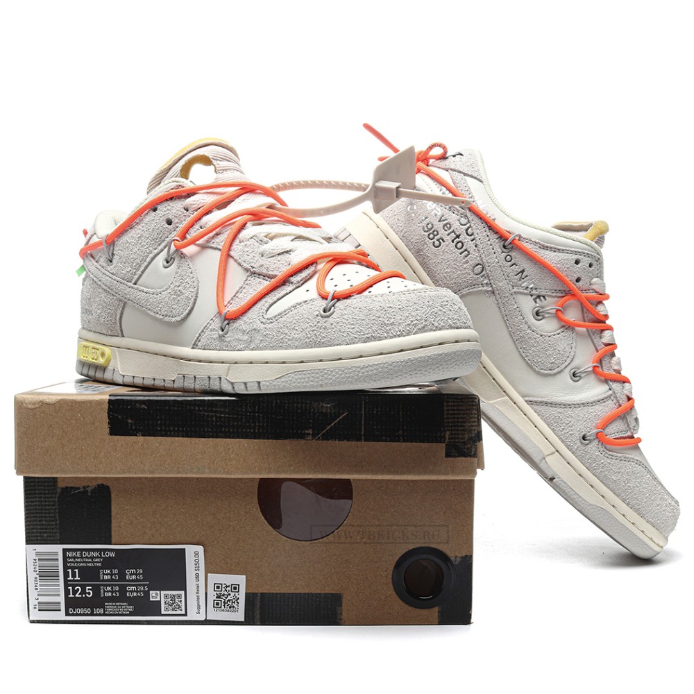 TBkicks Nike Dunk Low Off-White Lot 11