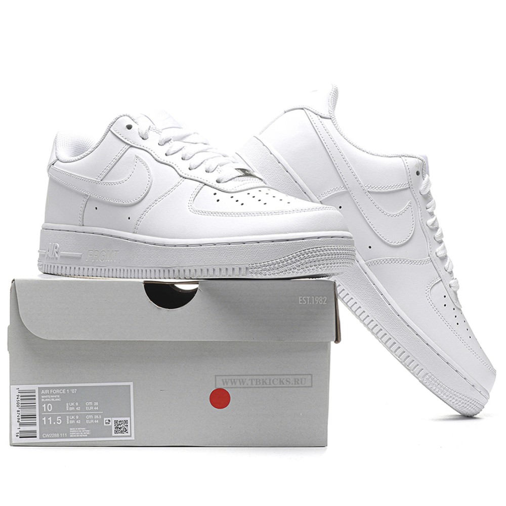 TBkicks Nike Air Force 1 Low Fragment White