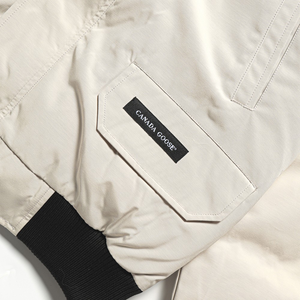 TBkicks  Canada Gocse  Beige white   Chilliwack Bomber
