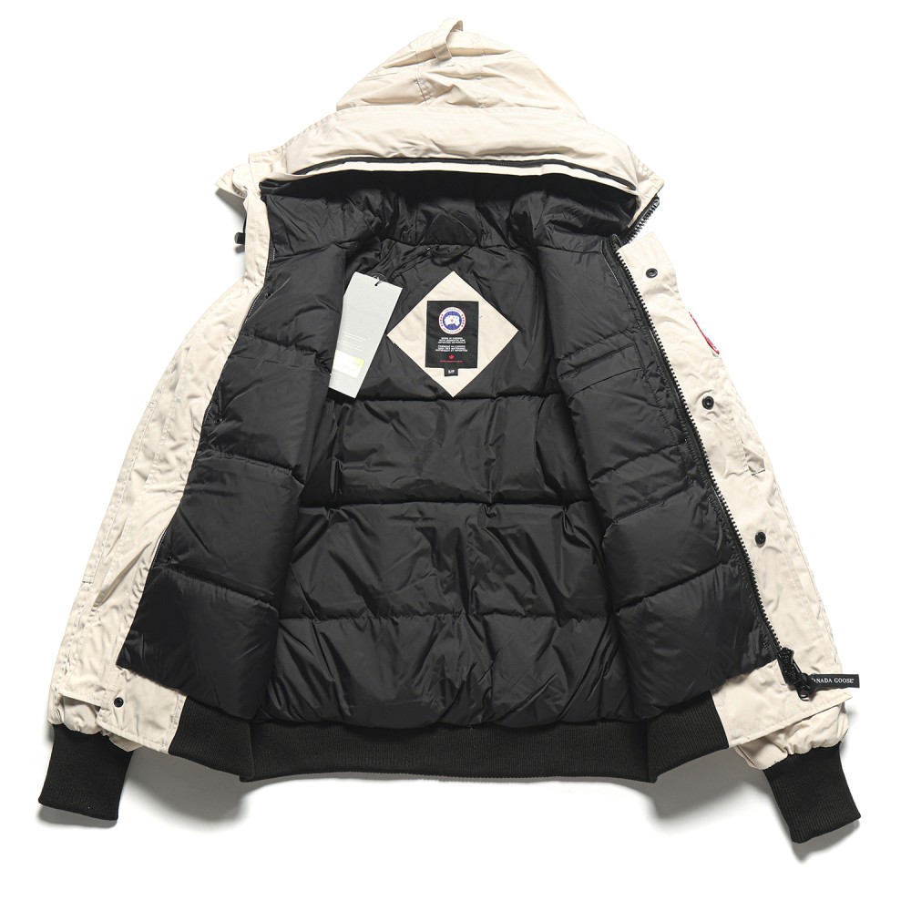 TBkicks  Canada Gocse  Beige white   Chilliwack Bomber