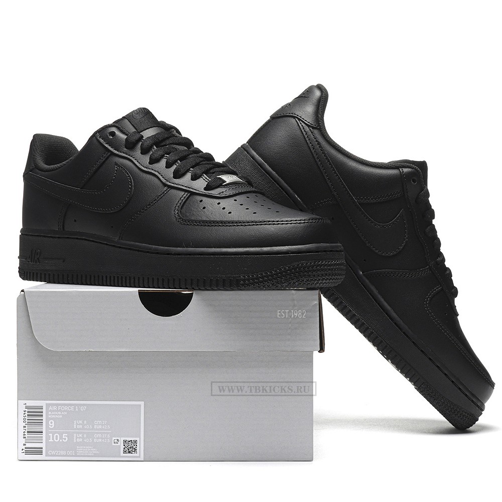 TBkicks Nike Air Force 1 Low '07 Black
