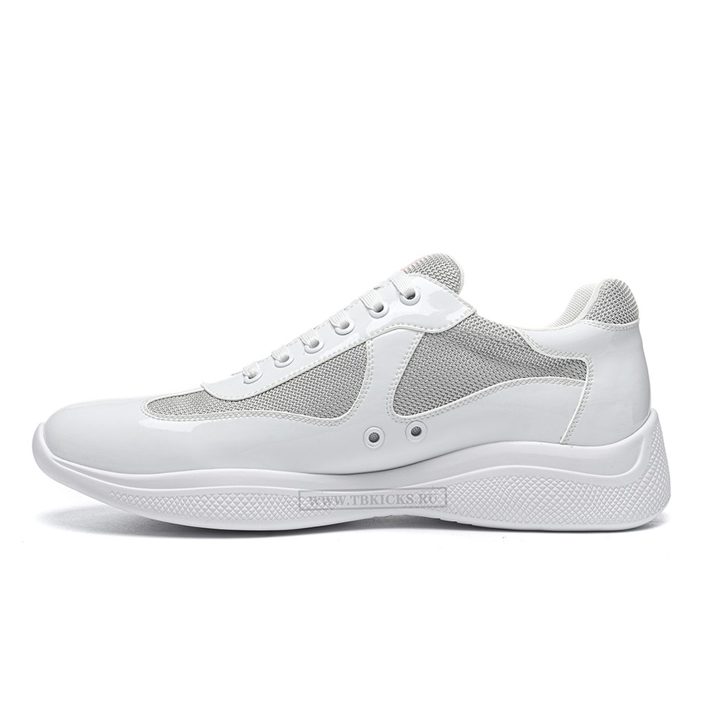 TBkicks Pr*da America's Cup White Silver Red