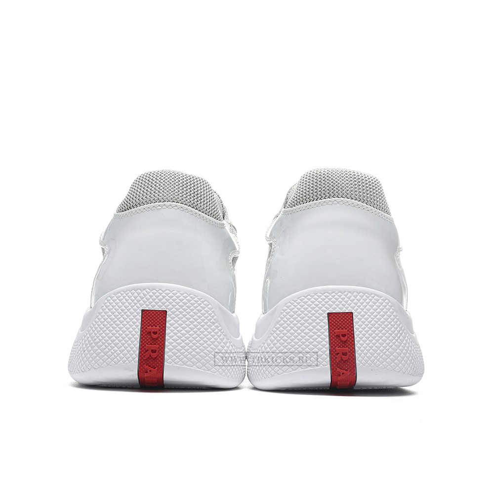 TBkicks Pr*da America's Cup White Silver Red