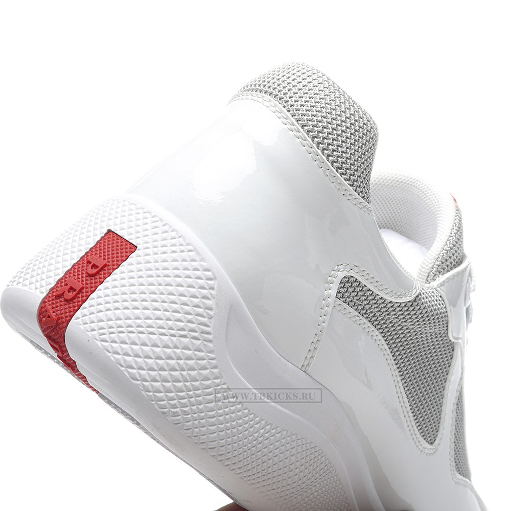 TBkicks Pr*da America's Cup White Silver Red