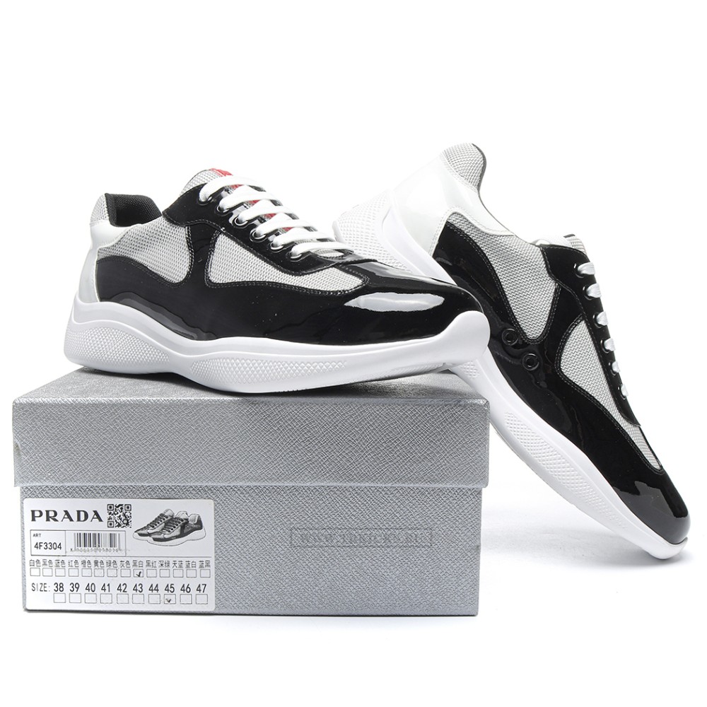 TBkicks Pr*da America's Cup Black Silver