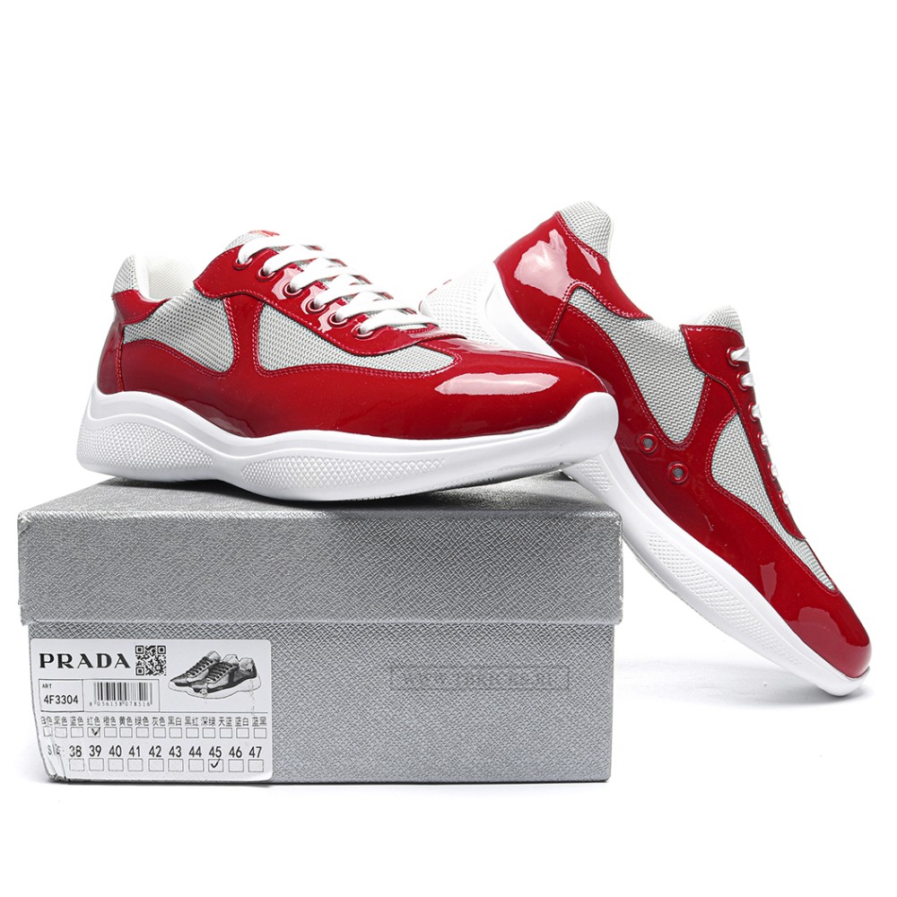 TBkicks Pr*da America's Cup Red Silver
