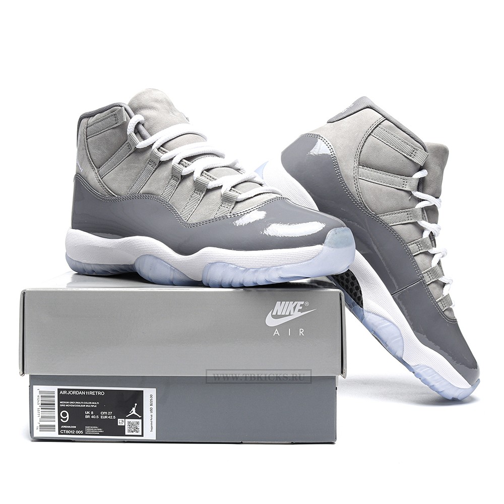 TBkicks Air Jordan 11 Cool Grey