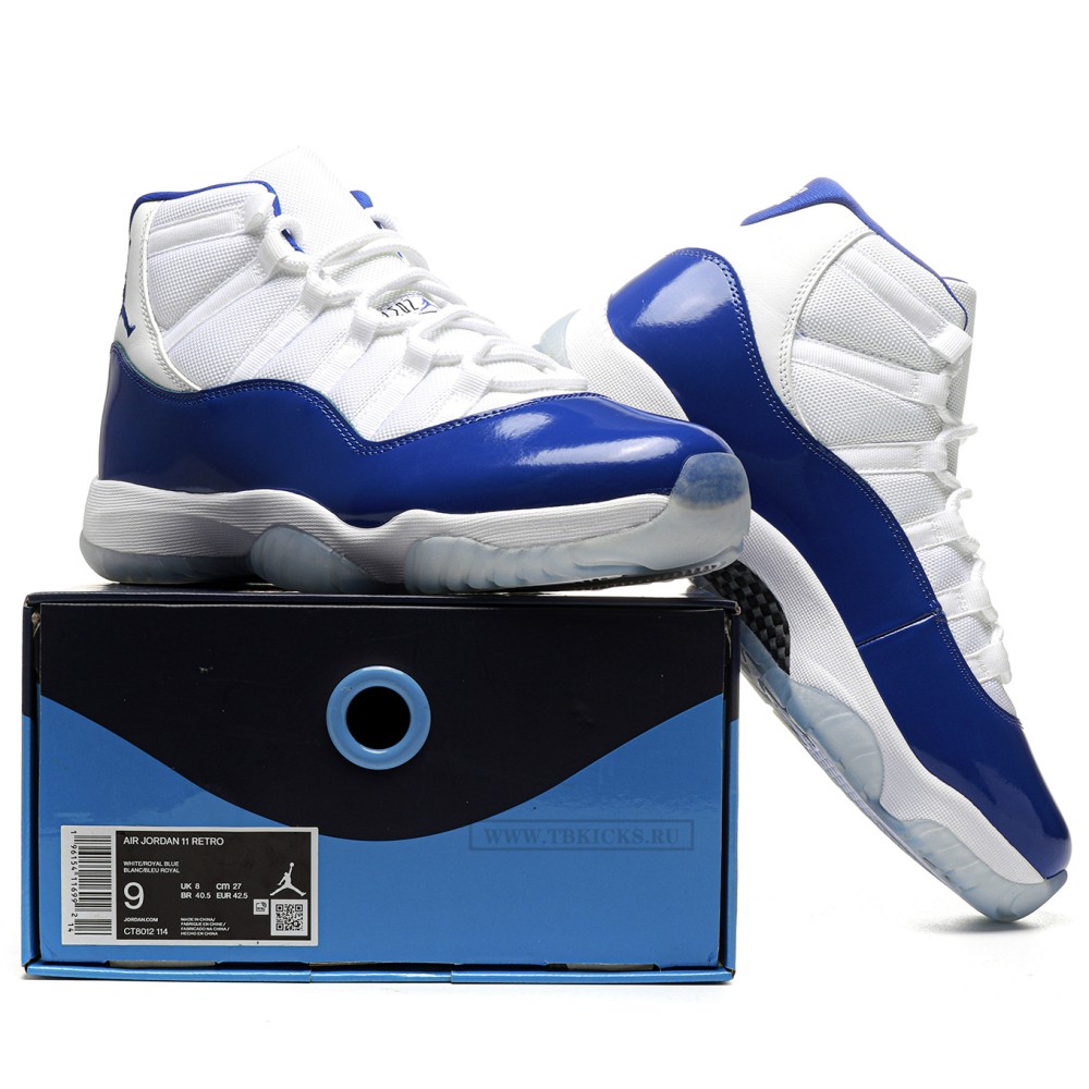 TBkicks Air Jordan 11 Retro White Blue