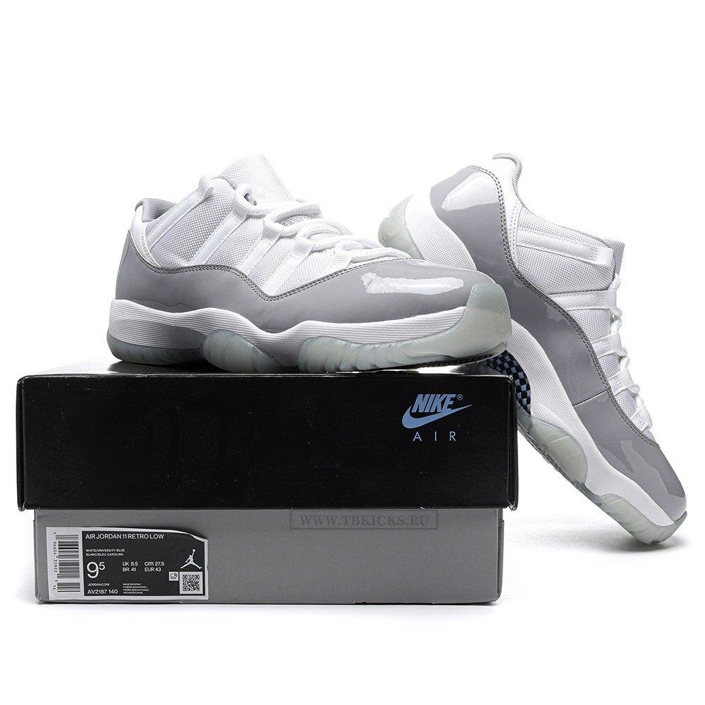 TBkicks Jordan 11 Retro Low Cement Grey