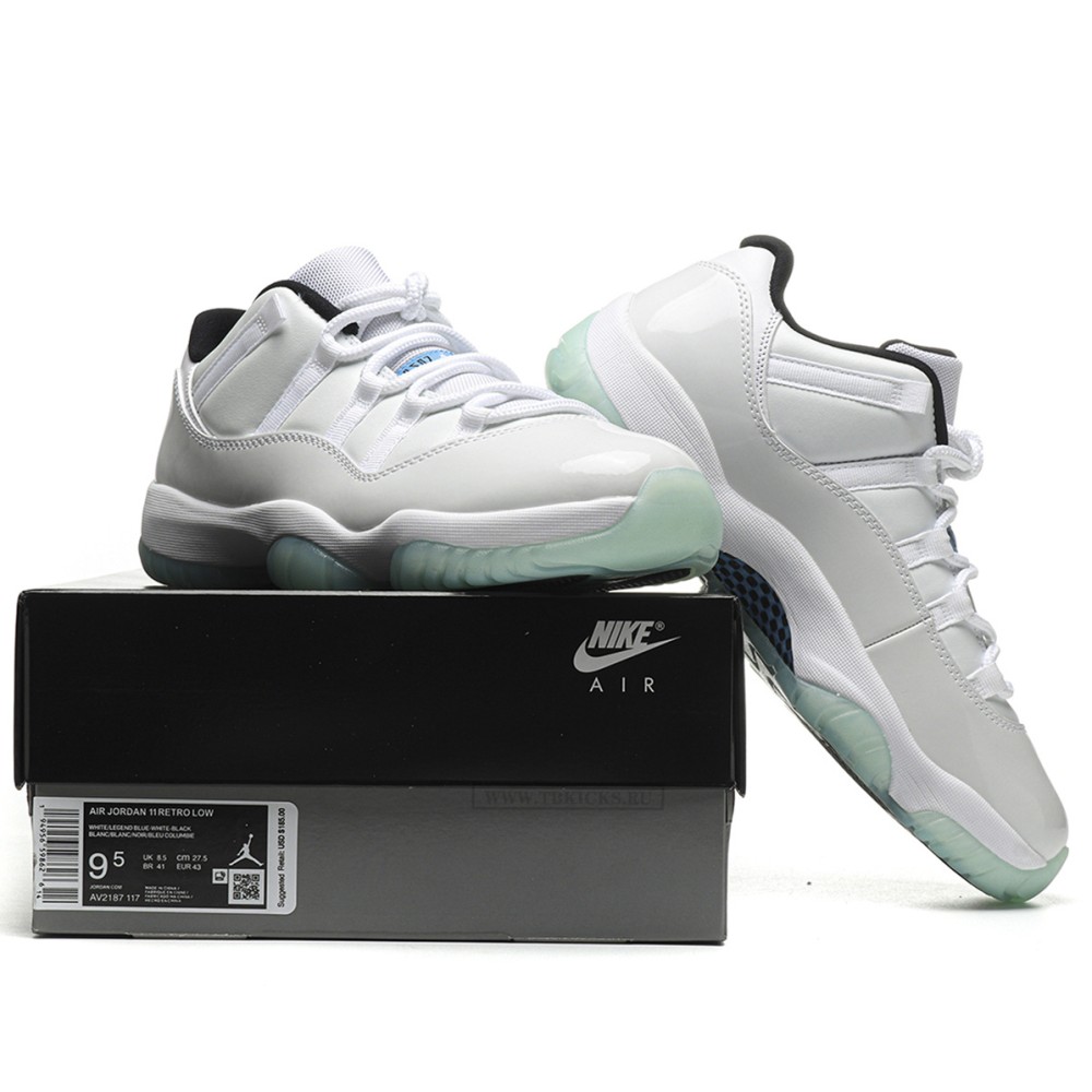 TBkicks Jordan 11 Retro Low Legend Blue