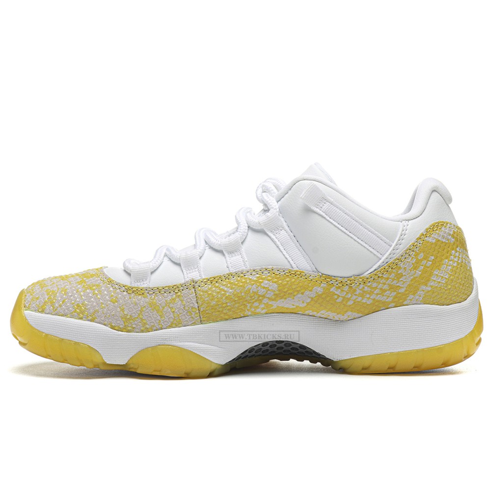 TBkicks Jordan 11 Retro Low Yellow Snakeskin