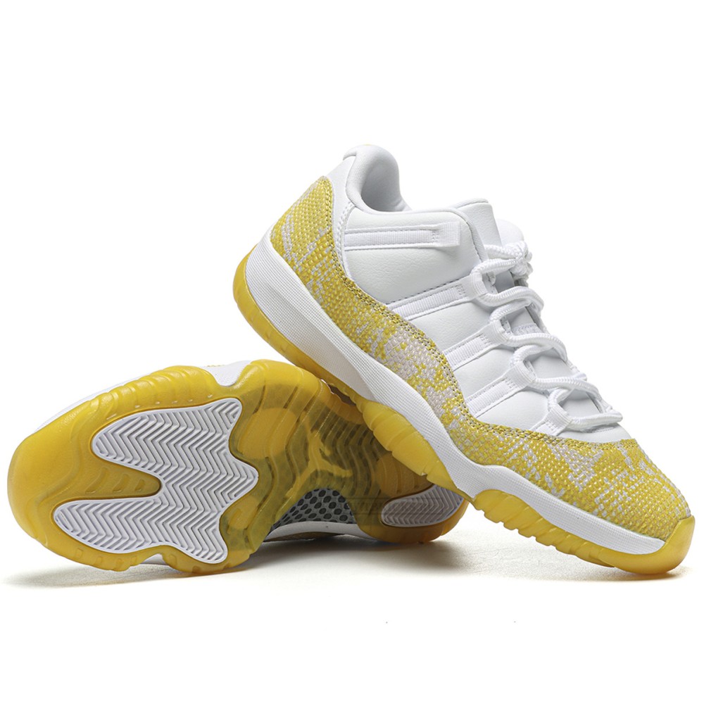 TBkicks Jordan 11 Retro Low Yellow Snakeskin