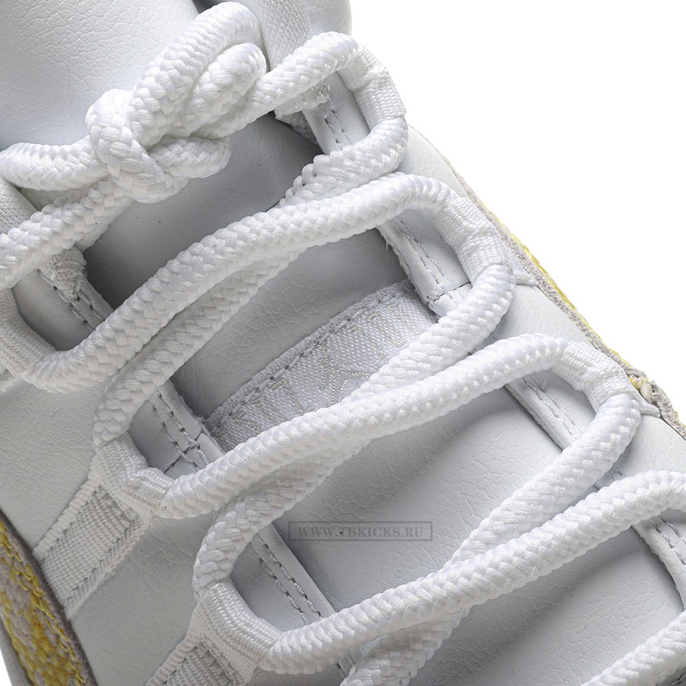 TBkicks Jordan 11 Retro Low Yellow Snakeskin