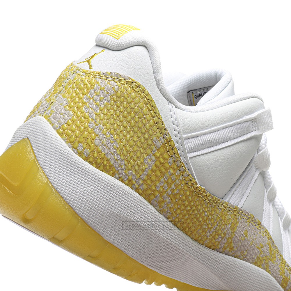 TBkicks Jordan 11 Retro Low Yellow Snakeskin