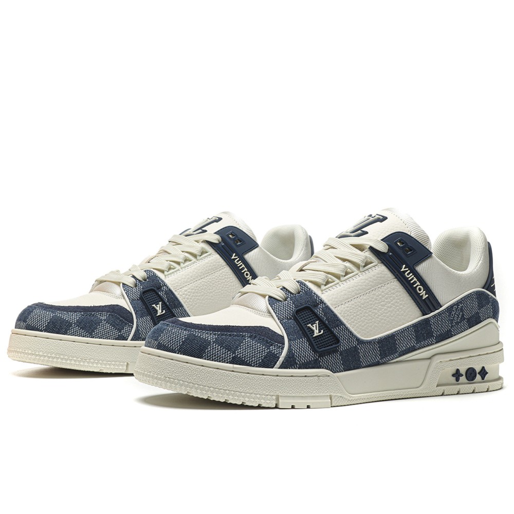 TBkicks L0*1S V*1TT0N Trainer White/Denim Blue