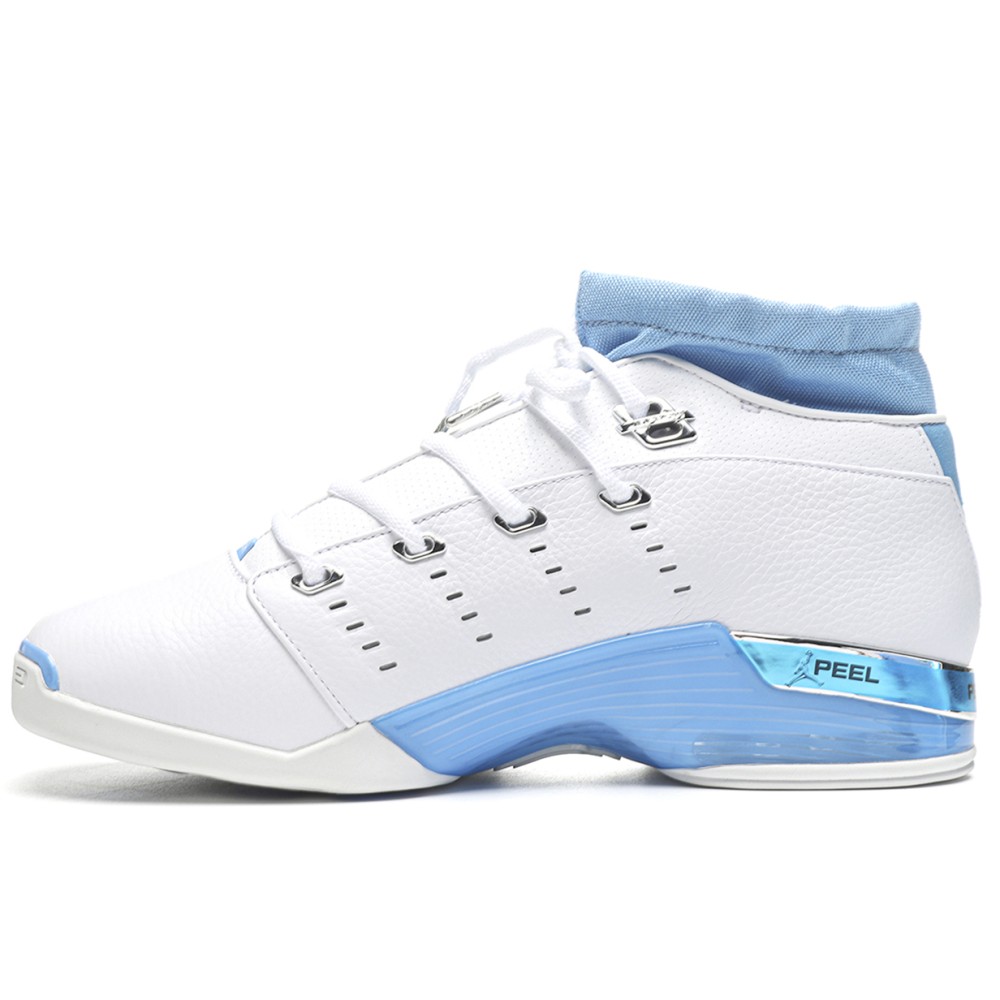 TBkicks Air Jordan 17 Low UNC White/Blue